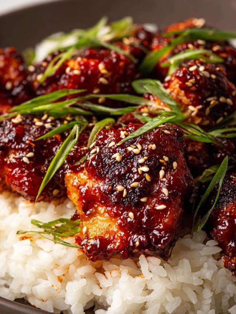 Sticky Honey Gochujang Chicken