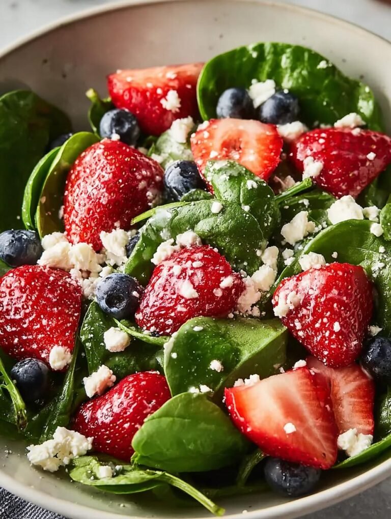 Strawberry Spinach Salad