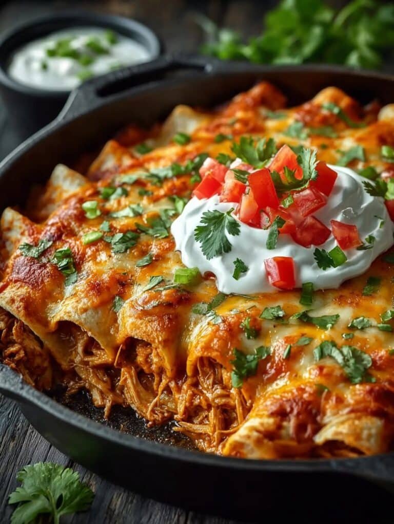 Turkey Enchiladas Skillet