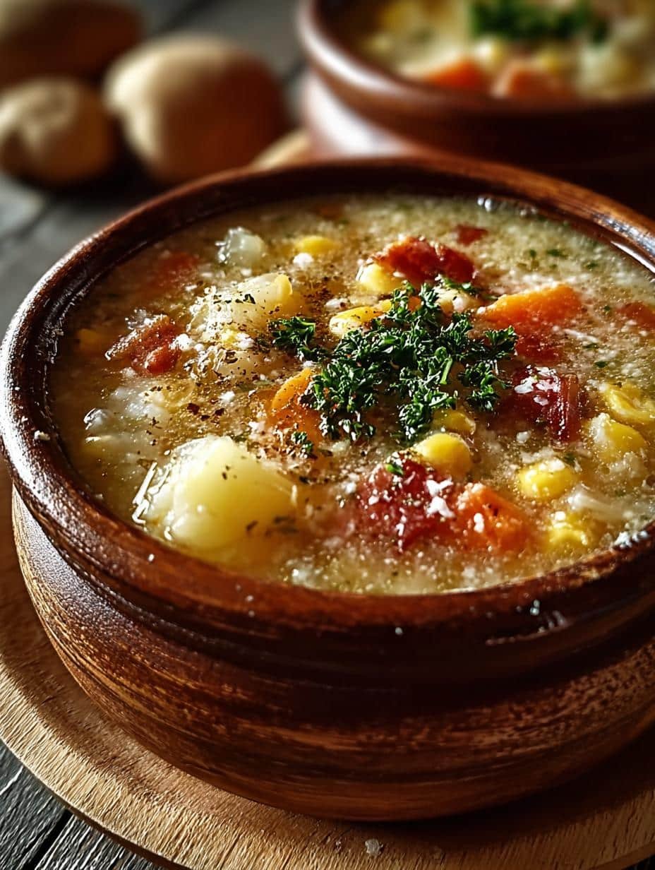Warm Up with Amish Snow Day Soup: Cozy Comfort in a Bowl - Amish Snow Day Soup - additional detail