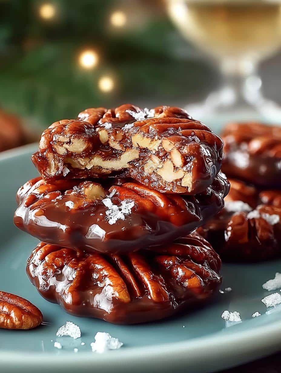 Christmas Pecan Turtles: 10 Irresistible Holiday Treats - Christmas Pecan Turtles - additional detail