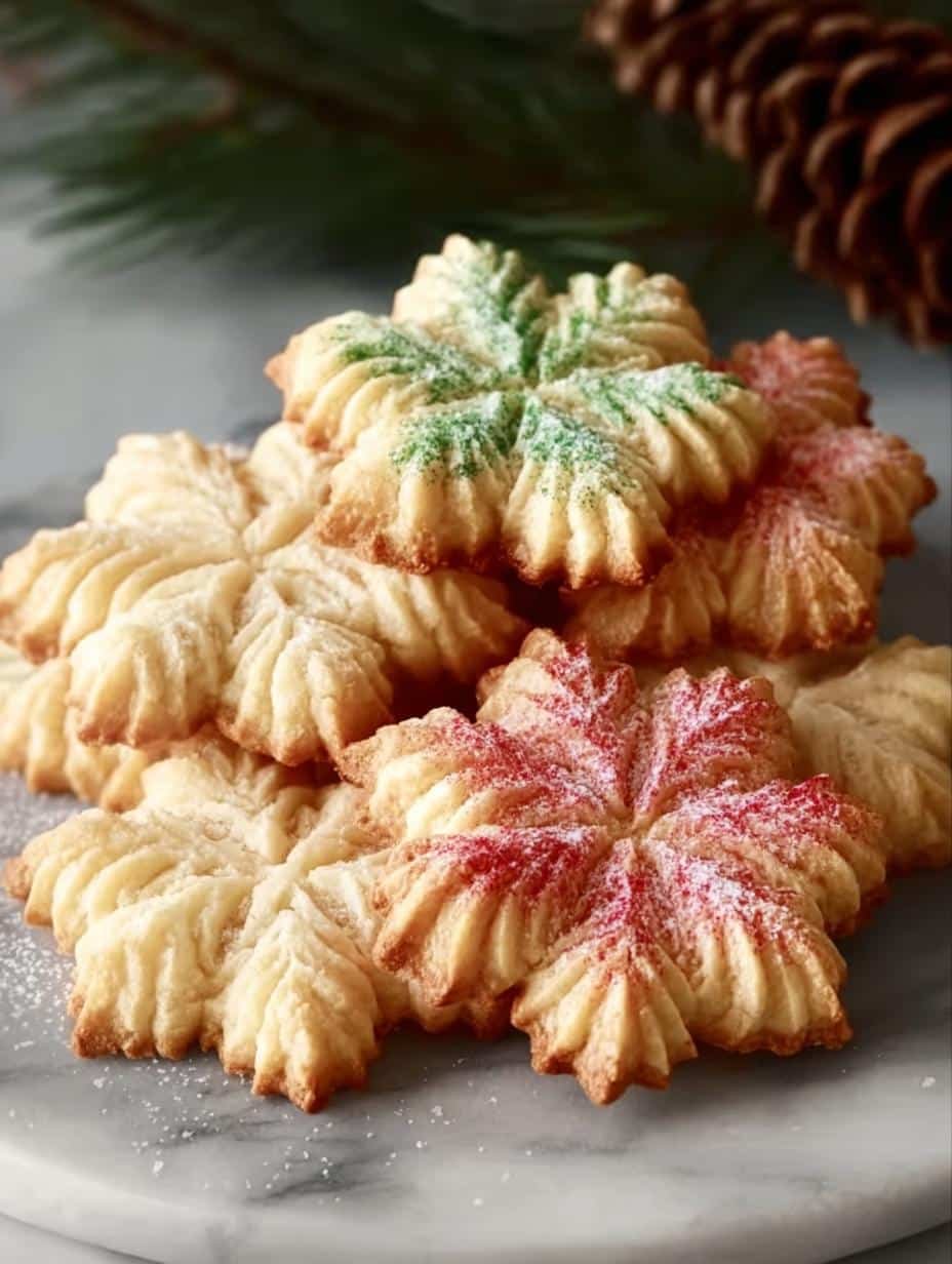 Christmas Spritz Cookies Buttery