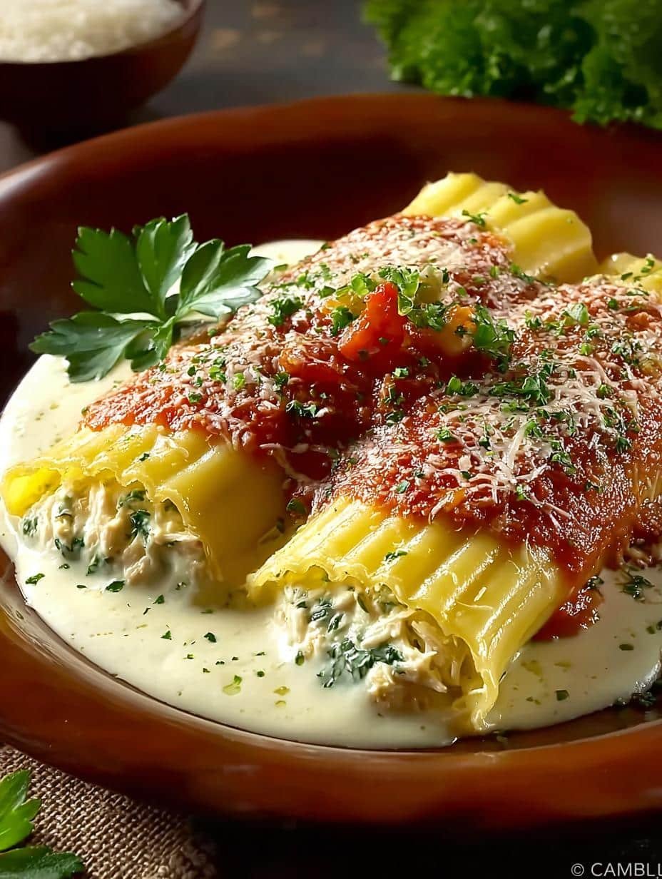 Delicious Crab Stuffed Manicotti Recipe for Dinner - Crab Stuffed Manicotti - main visual representation