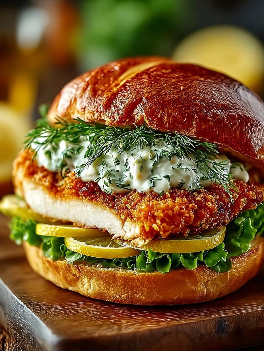 Crispy Dill Chicken Sandwich