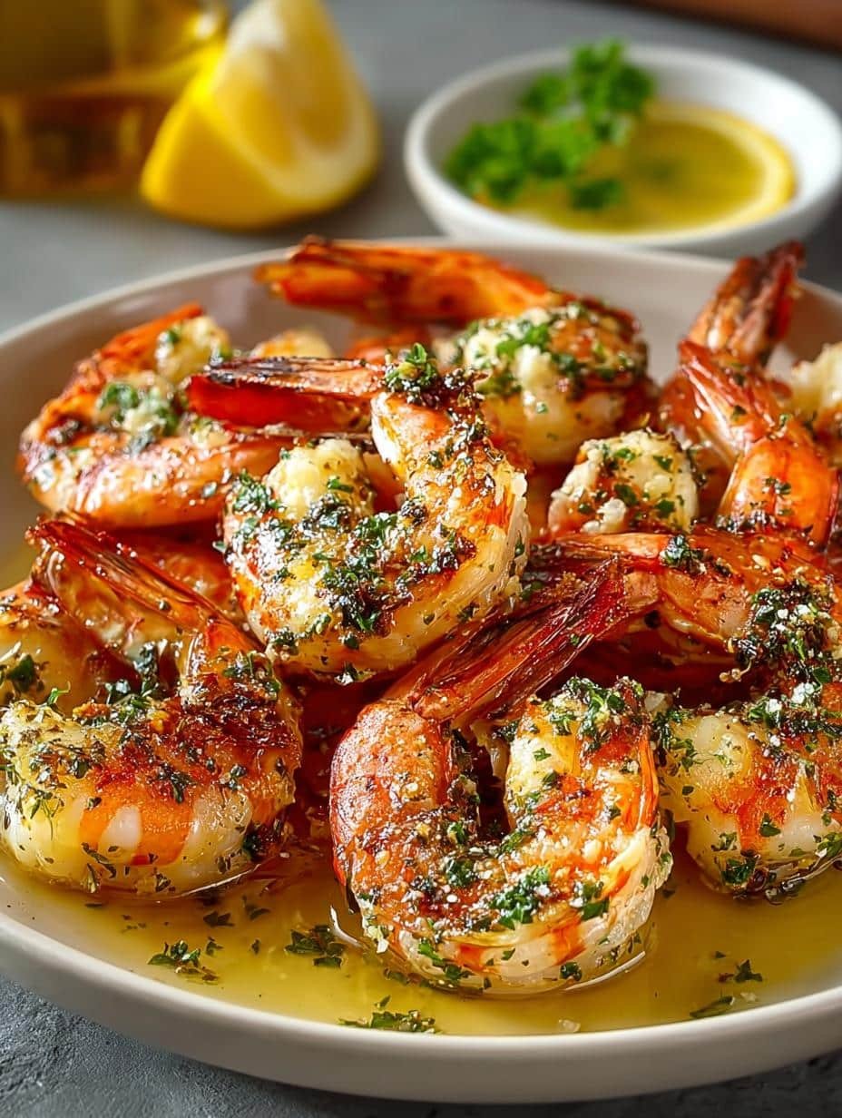 Garlic Butter Tiger Shrimp