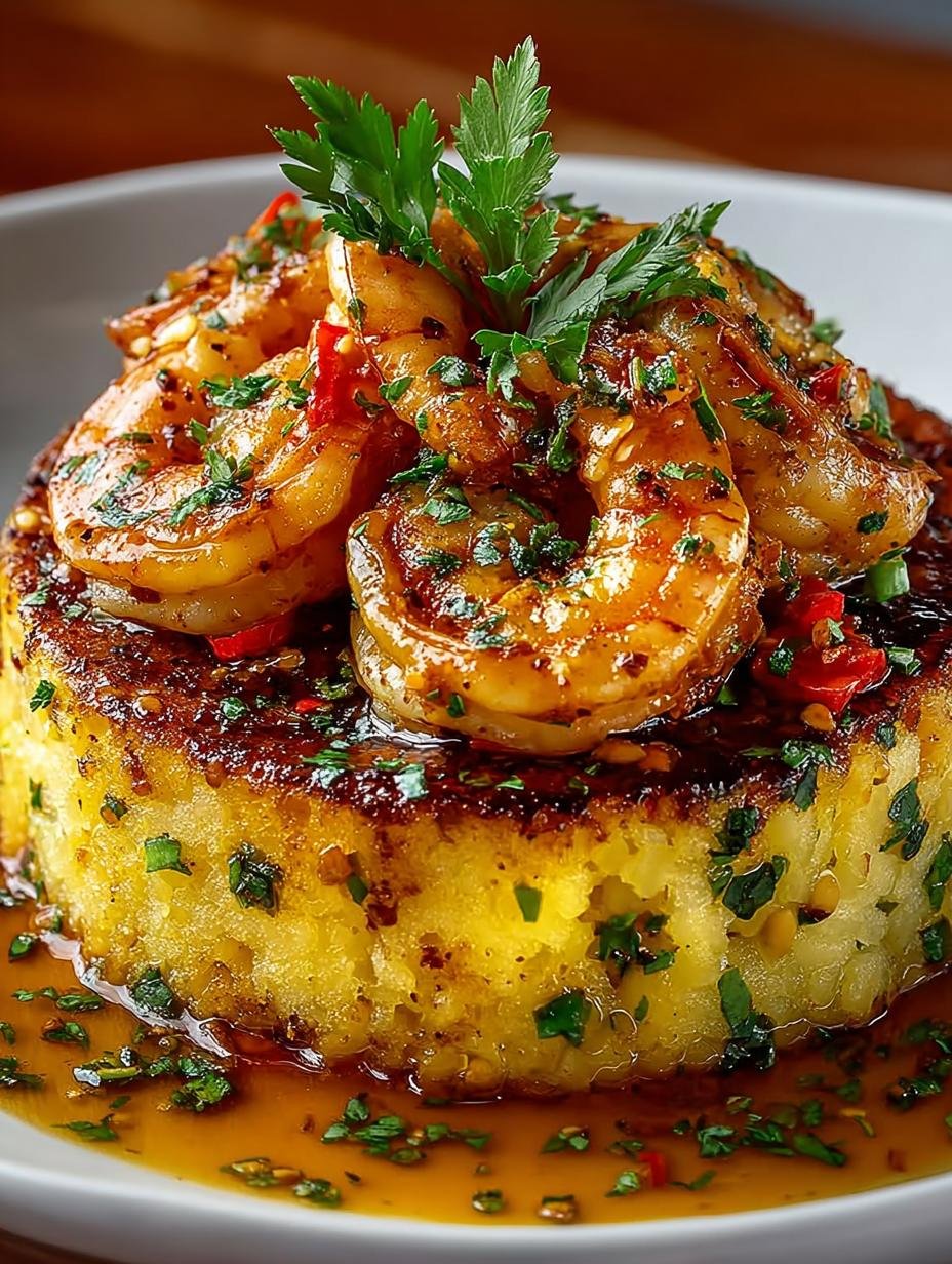 Garlic Shrimp Mofongo