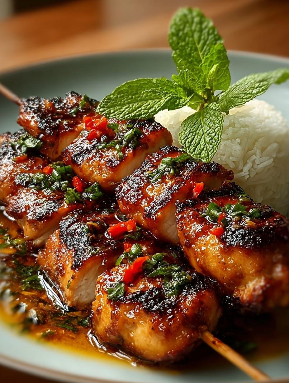 Grilled Thai Coconut Chicken: 5 Irresistible Skewers - Grilled Thai Coconut Chicken - additional detail