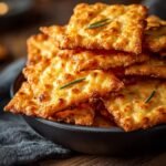 Irresistible Cheese Crackers Crispy