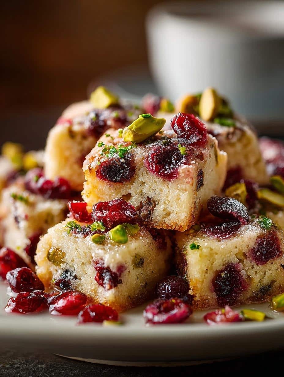 Irresistible Fancy Cranberry Pistachio Shortbread Cookies - Irresistible Fancy Cranberry Pistachio - main visual representation