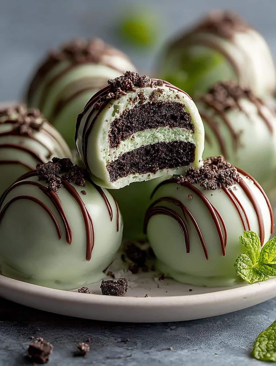 Irresistible Mint Oreo Truffles: 24 Perfect Bites - Irresistible Mint Oreo Truffles - additional detail