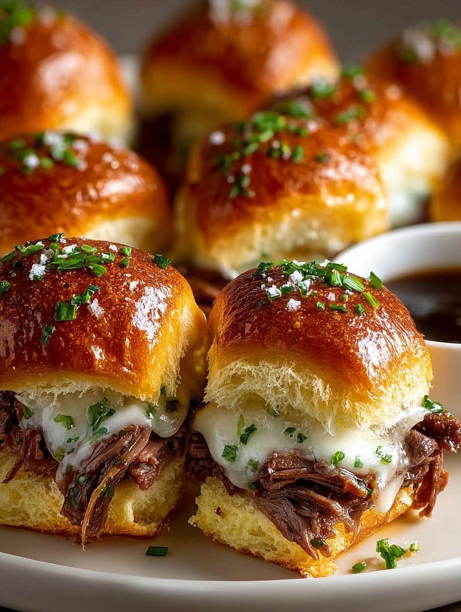 Mouthwatering French Dip Sliders for Your Next Gathering - Mouthwatering French Dip Sliders - main visual representation