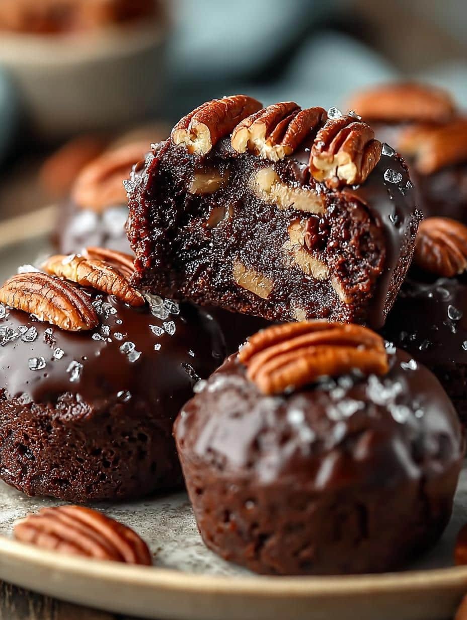 Pecan Pie Brownie Bombs: 7 Irresistible Treats - Pecan Pie Brownie Bombs - main visual representation