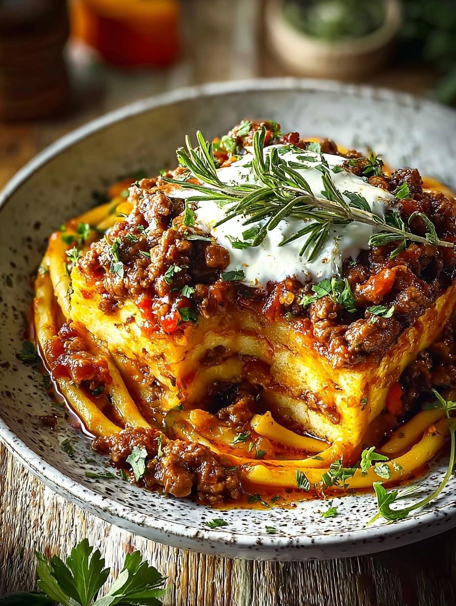 Pumpkin Beef Bolognese