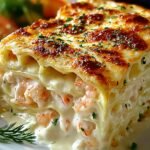 Shrimp Crab Alfredo Lasagna