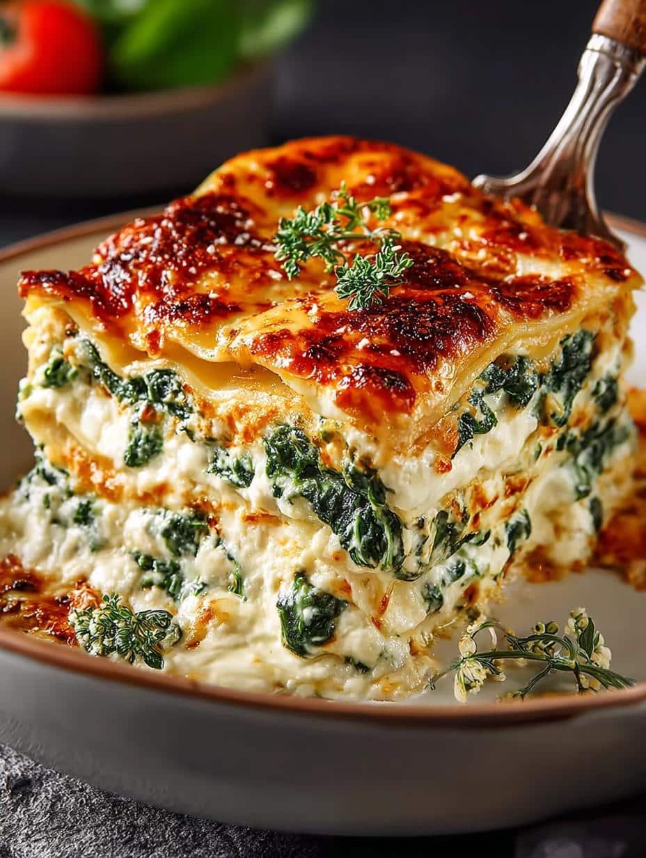 Spinach Ricotta Lasagna