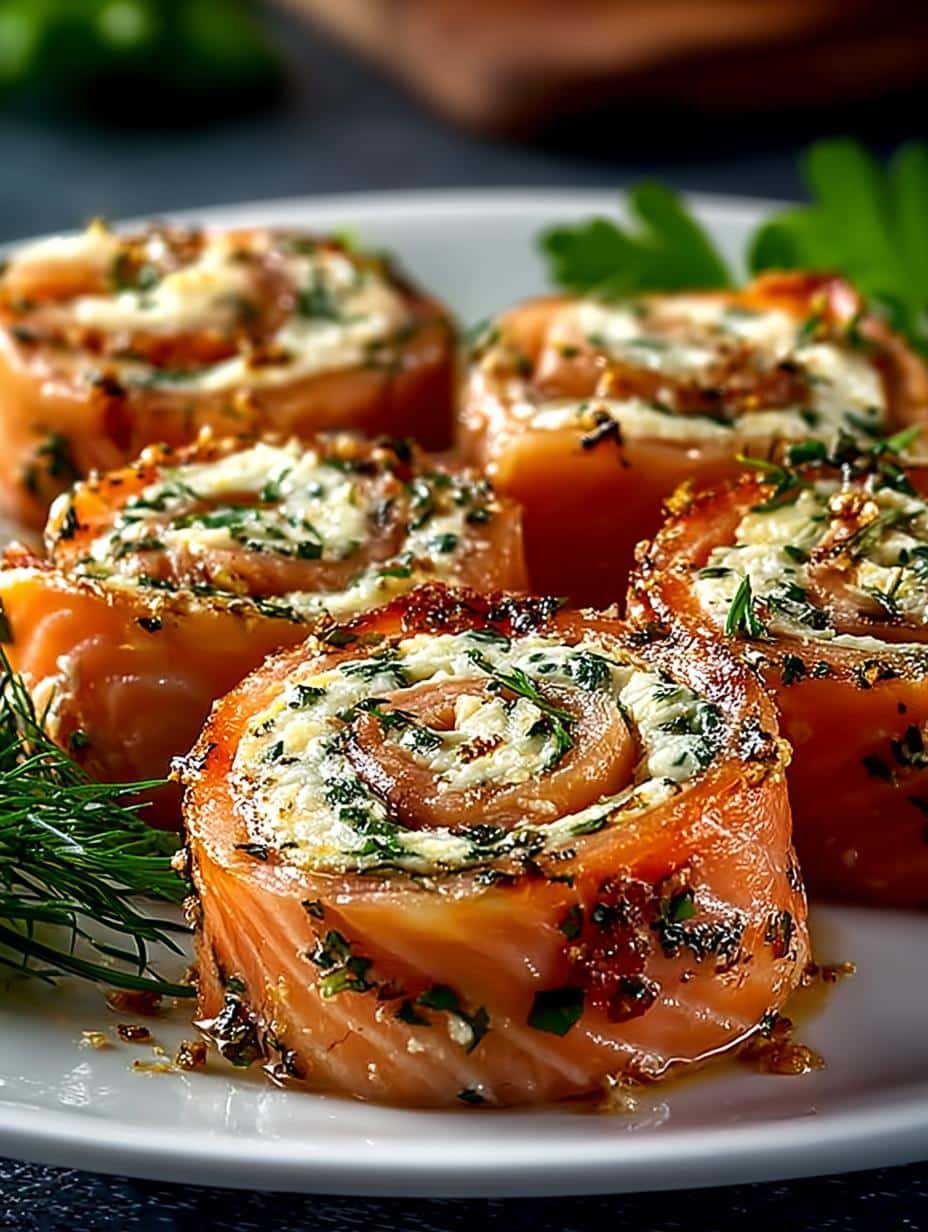 Mouthwatering Stuffed Salmon Pinwheels for Dinner - Stuffed Salmon Pinwheels - main visual representation