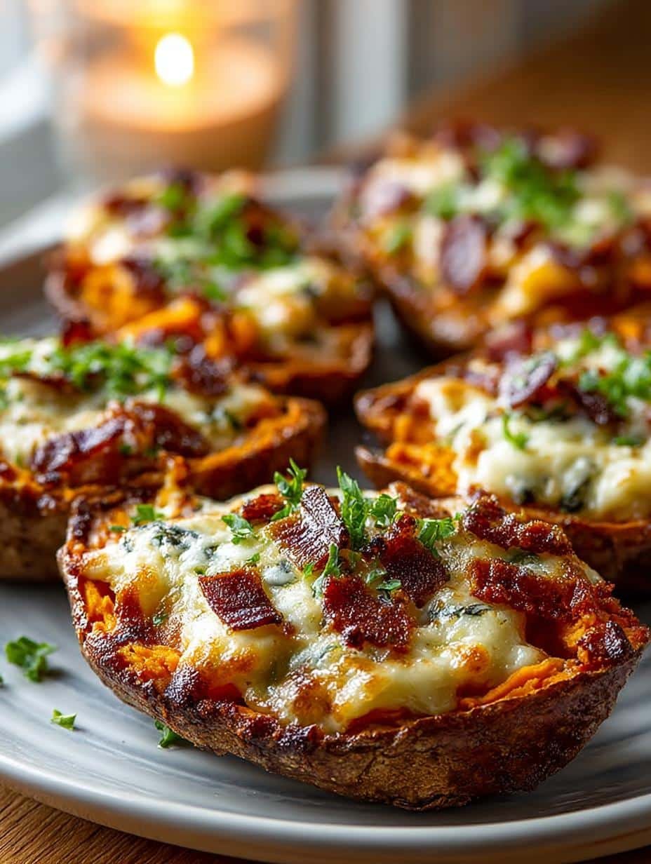 Sweet Potato Skins Cheesy: 10 Delicious Variations - Sweet Potato Skins Cheesy - additional detail