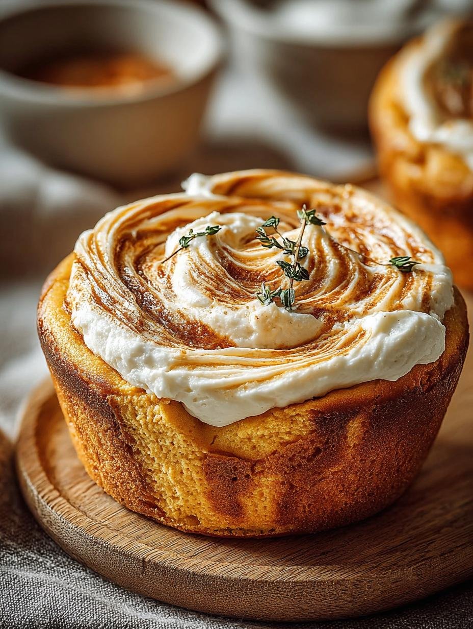 Swirled Pumpkin Cream Cheese