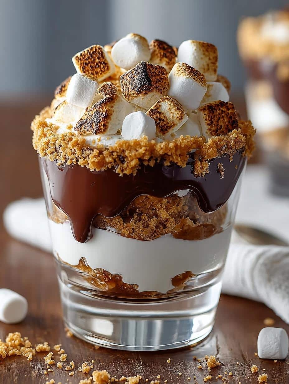 Bake Smores Parfaits Layers