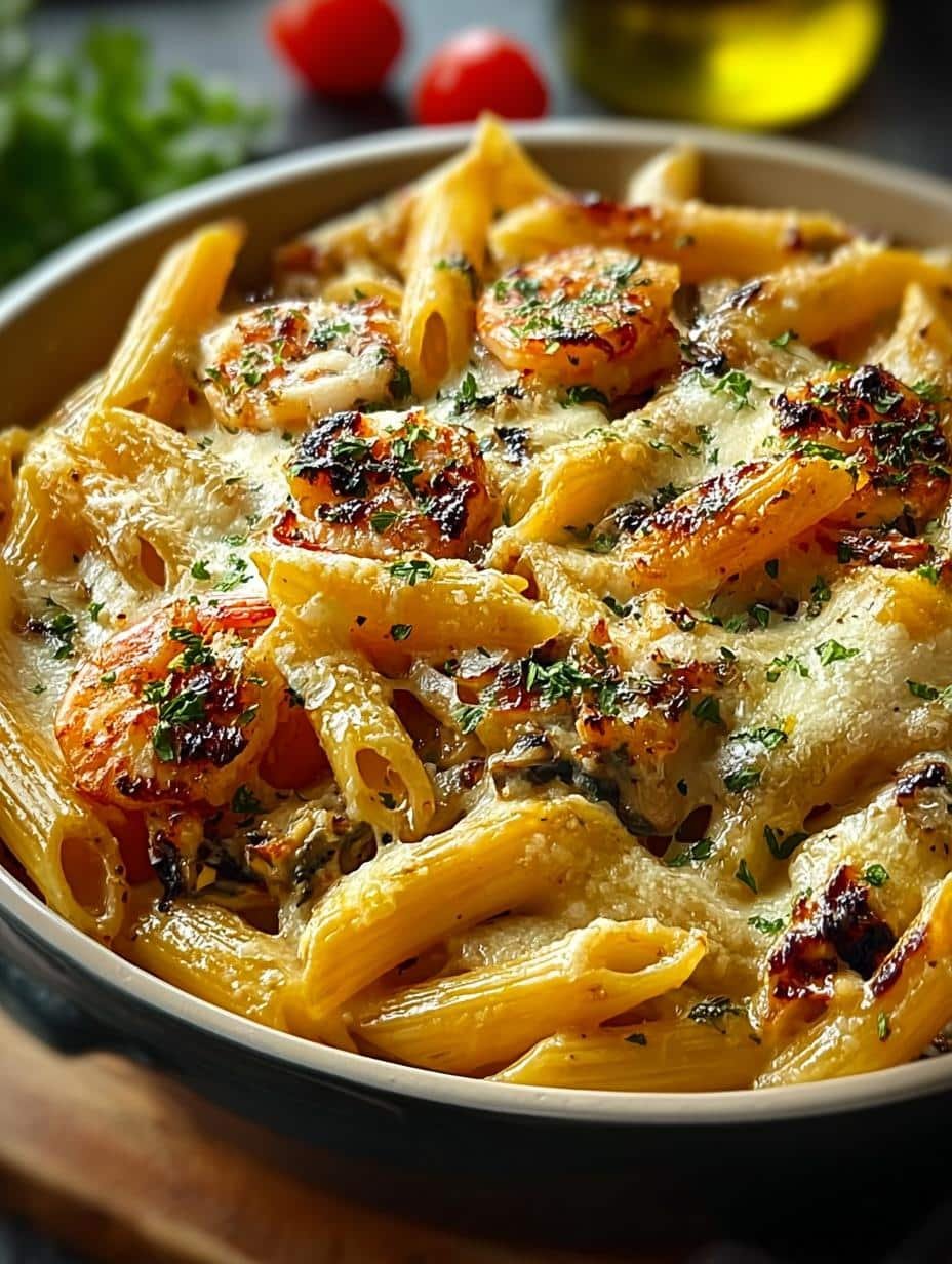 Delicious Baked Seafood Pasta That Everyone Will Love - Baked Seafood Pasta - main visual representation