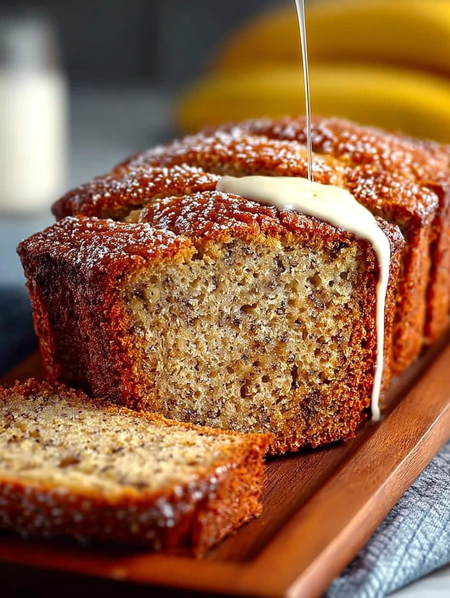 Irresistible Banana Bread with Sour Cream for Cozy Mornings - Banana Bread with Sour - main visual representation