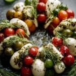 Caprese Christmas Wreath Fresh