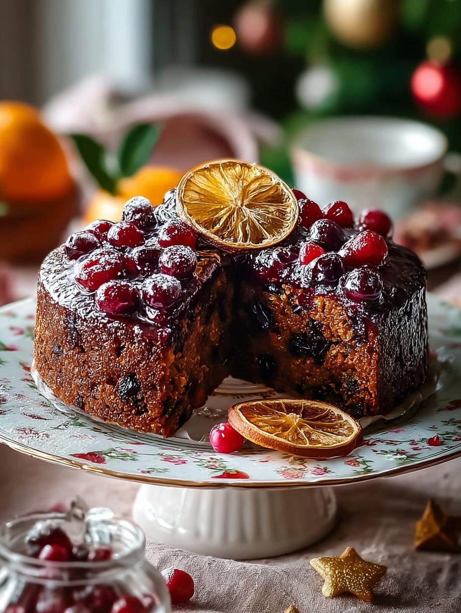 Delicious Christmas Fruit Cake Recipe for the Holidays - Christmas Fruit Cake - main visual representation