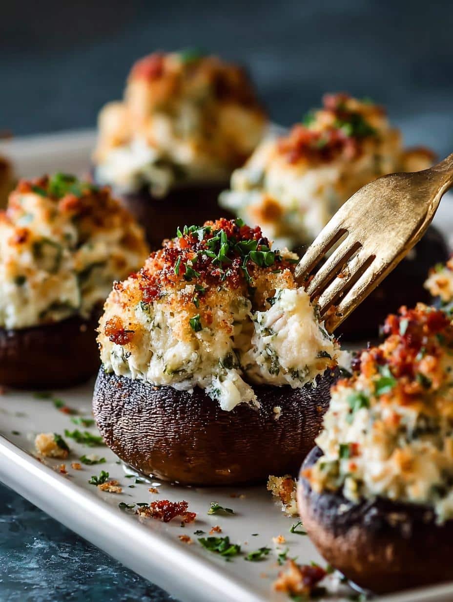 Crab Stuffed Mushrooms: 7 Steps to Gourmet Perfection - Crab Stuffed Mushrooms - additional detail