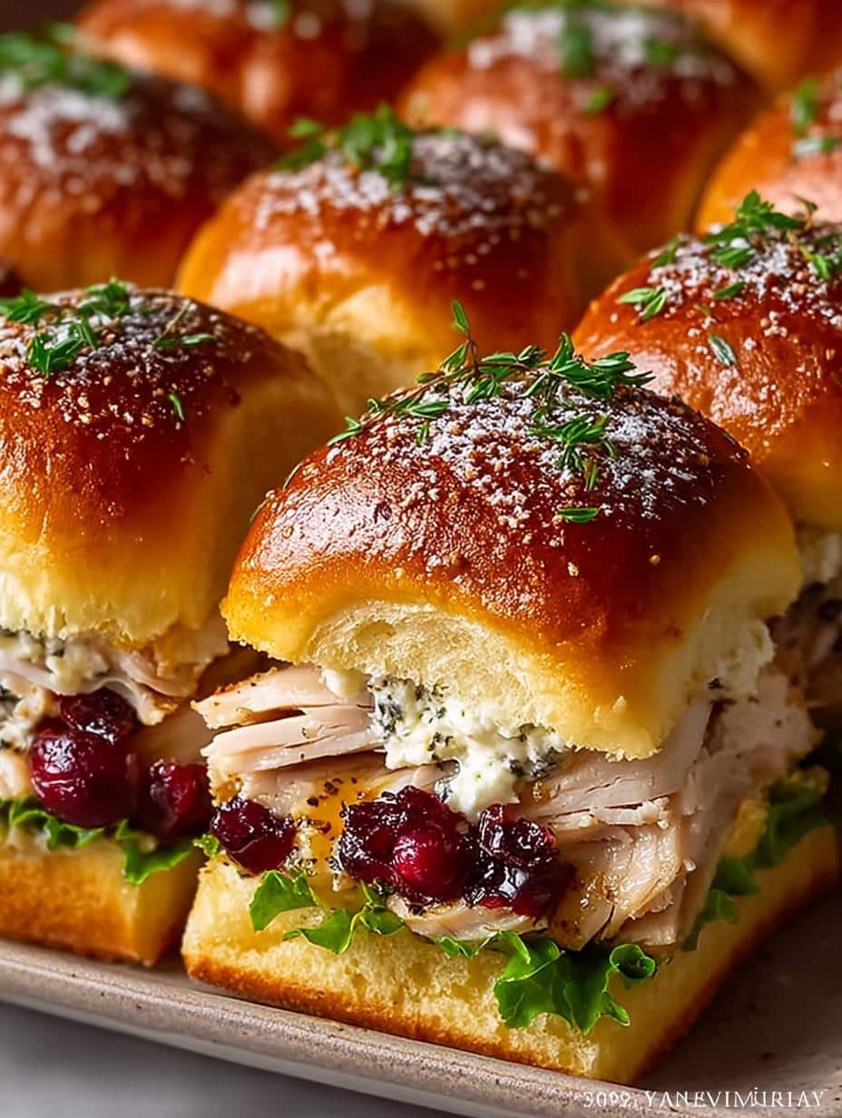 Cranberry Turkey Sliders: 8 Irresistible Mini Delights - Cranberry Turkey Sliders - main visual representation
