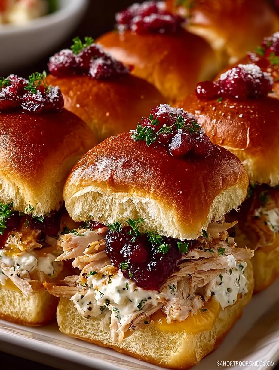 Cranberry Turkey Sliders