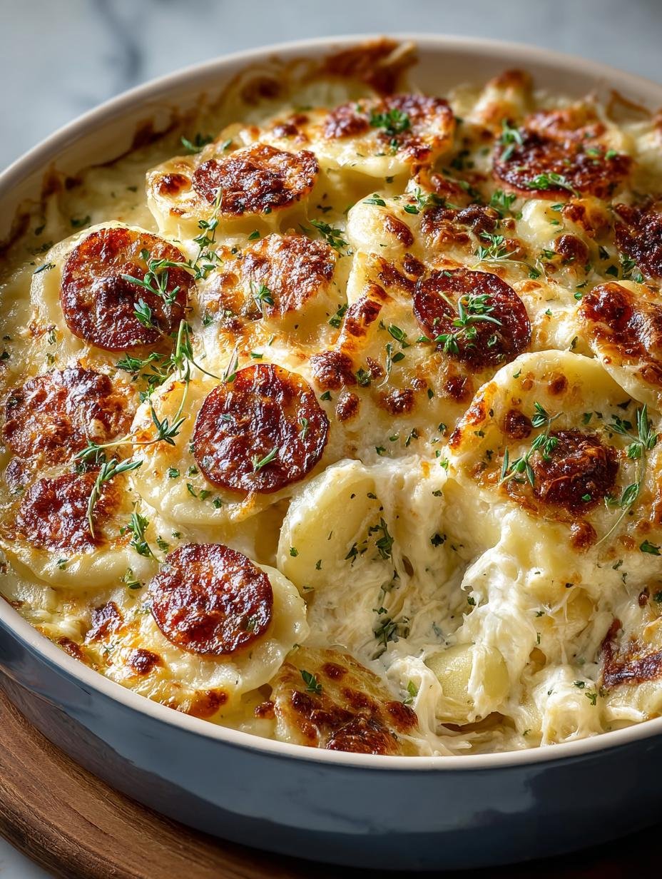 Creamy Cheesy Crockpot Pierogi