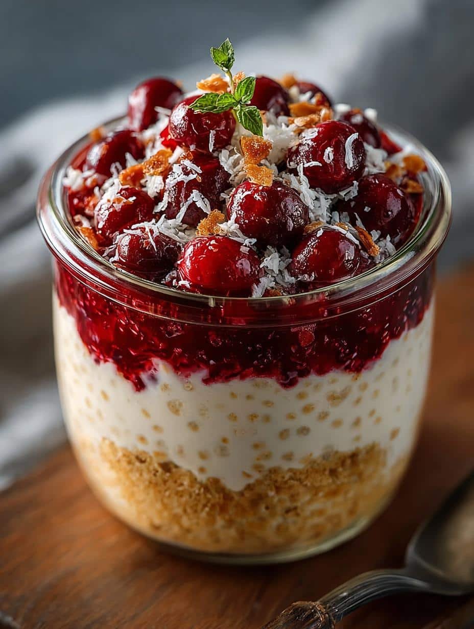 Creamy Coconut Cranberry Overnight