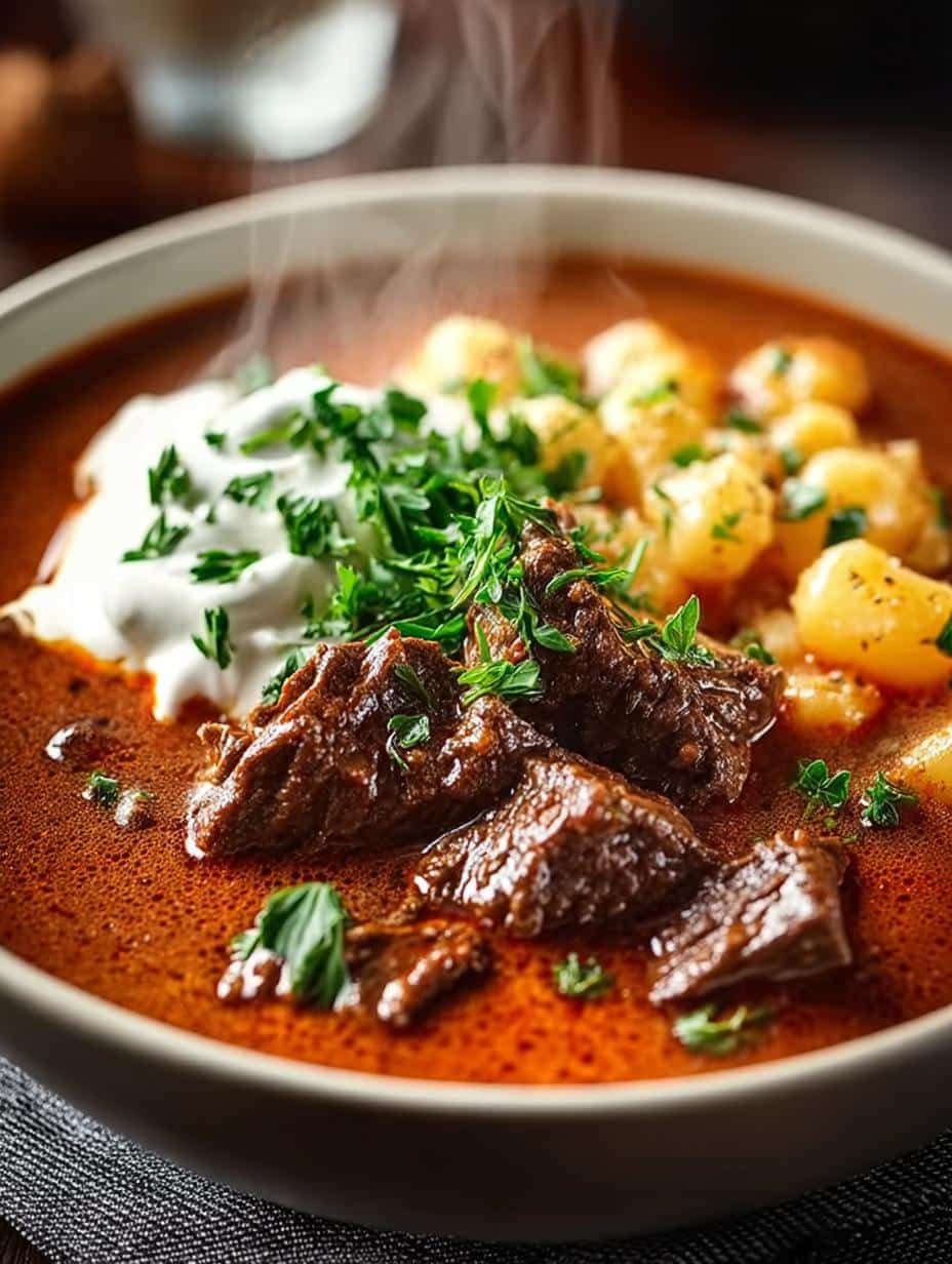 Creamy German Goulash: 12 Hearty Ingredients for Comfort - Creamy German Goulash - main visual representation
