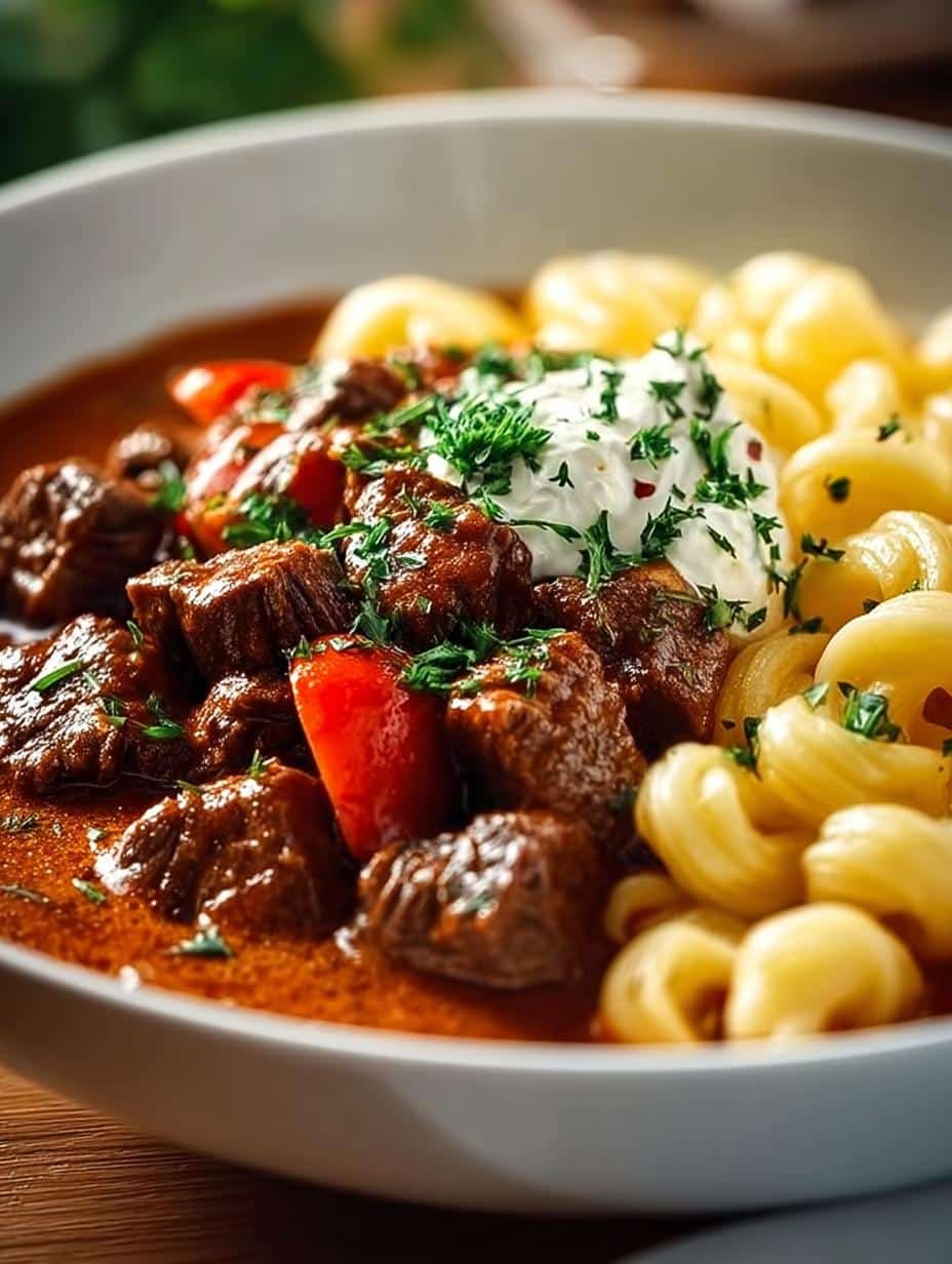 Creamy German Goulash: 12 Hearty Ingredients for Comfort - Creamy German Goulash - additional detail