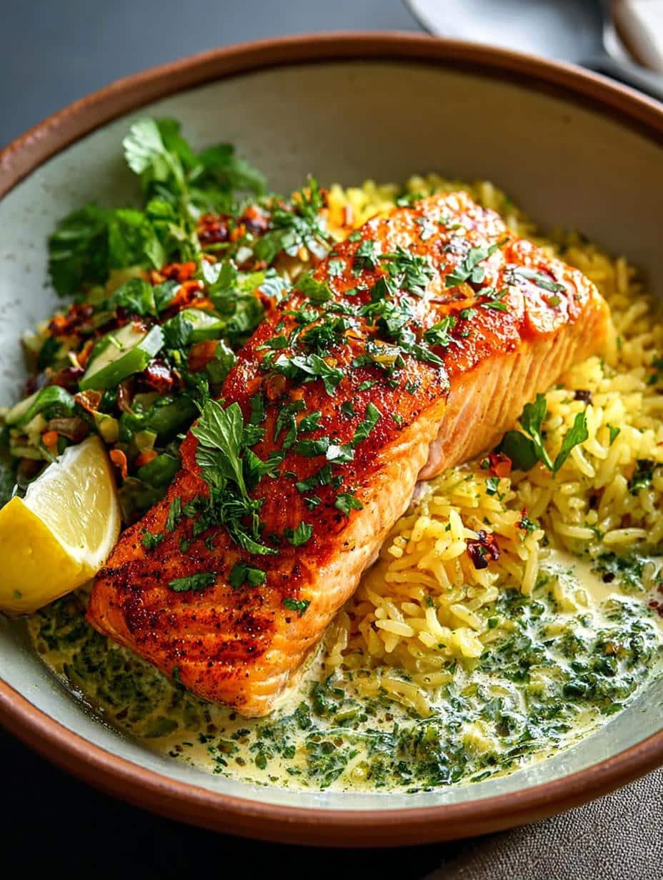 Curried Salmon Herby Rice: 5 Flavorful Secrets to Try - Curried Salmon Herby Rice - main visual representation