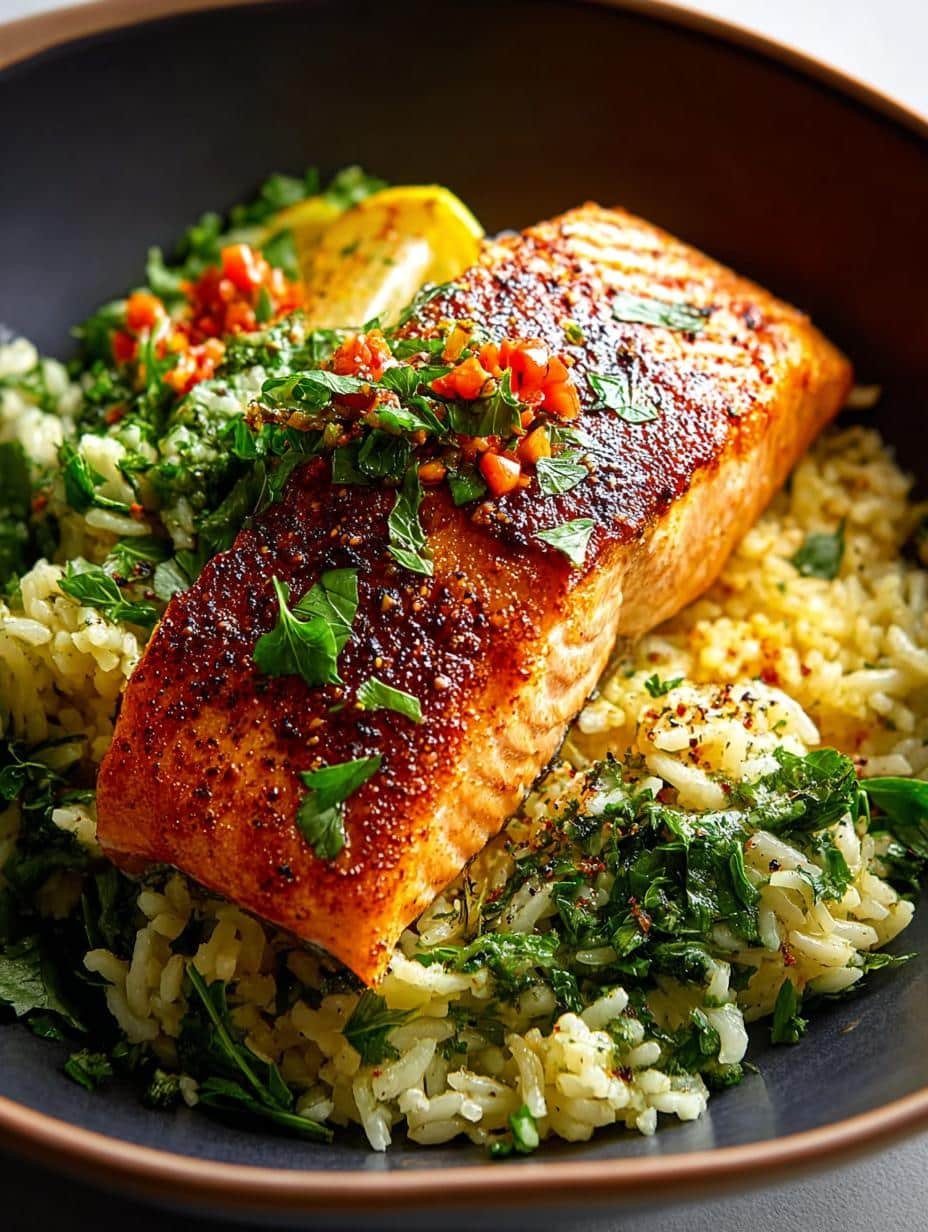 Curried Salmon Herby Rice: 5 Flavorful Secrets to Try - Curried Salmon Herby Rice - additional detail
