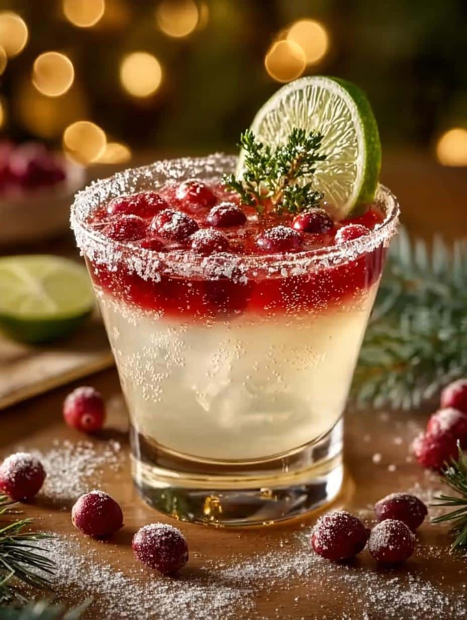 Frosted Mistletoe Margarita: 5 Festive Variations - Frosted Mistletoe Margarita - additional detail