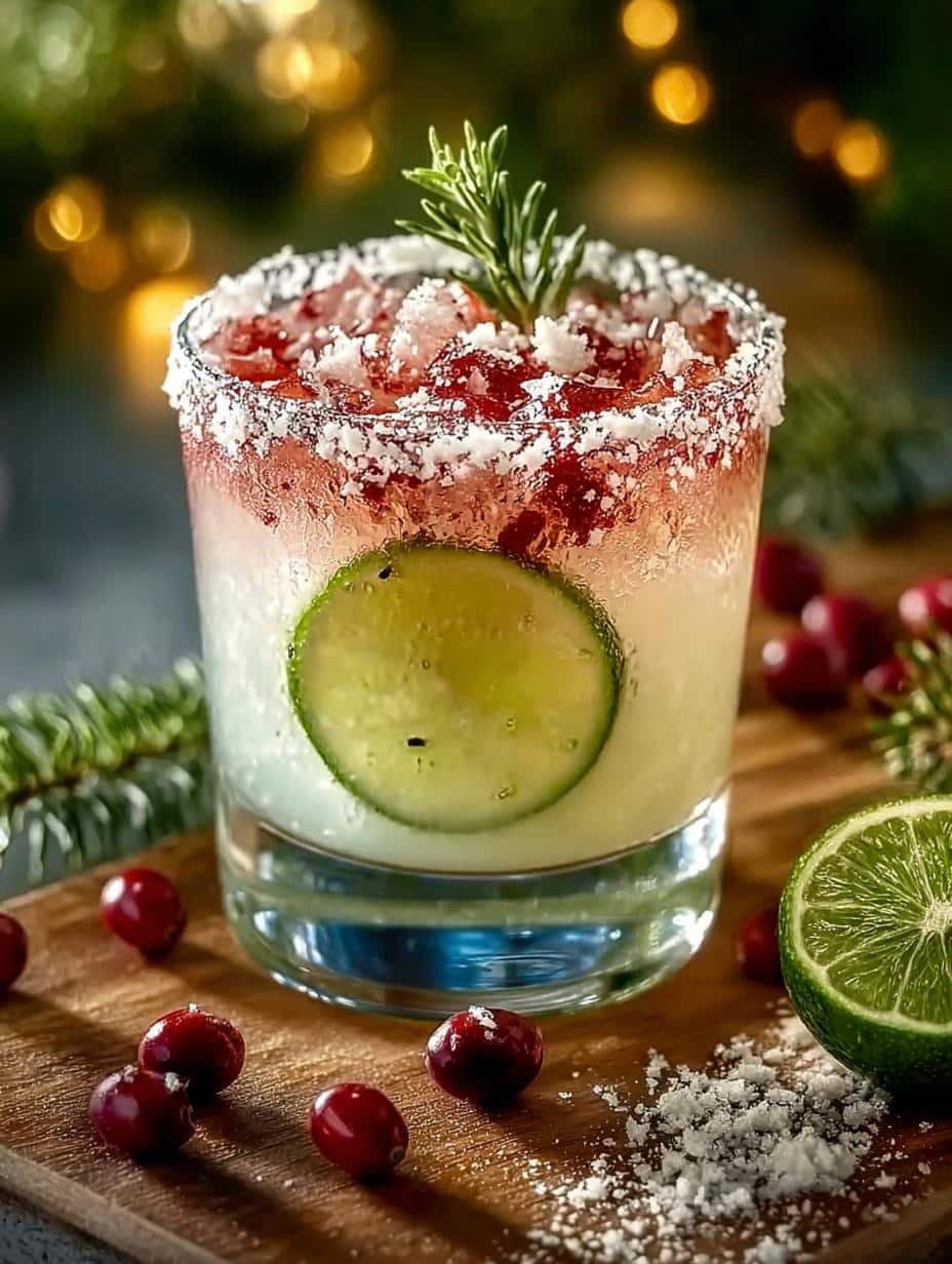 Frosted Mistletoe Margarita