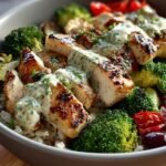 Grilled Chicken Broccoli Bowls