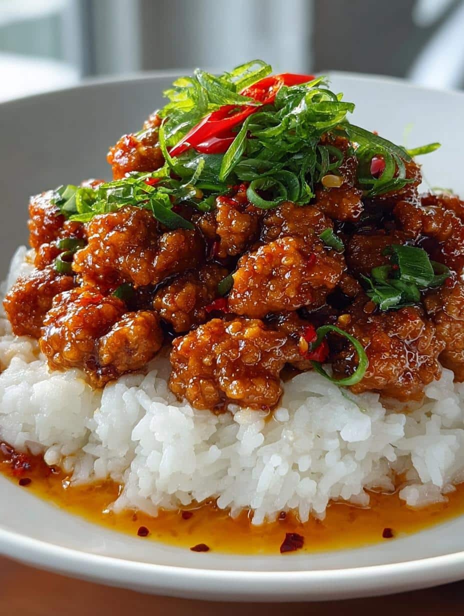 Ground Orange Chicken Youll