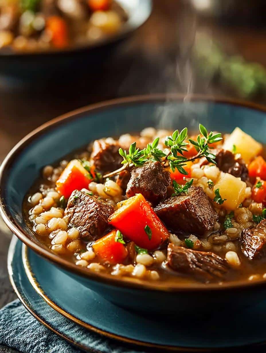 Hearty Crockpot Beef Barley: 7 Steps to Cozy Comfort - Hearty Crockpot Beef Barley - additional detail