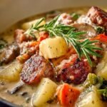 Hearty Potato Beef Sausage