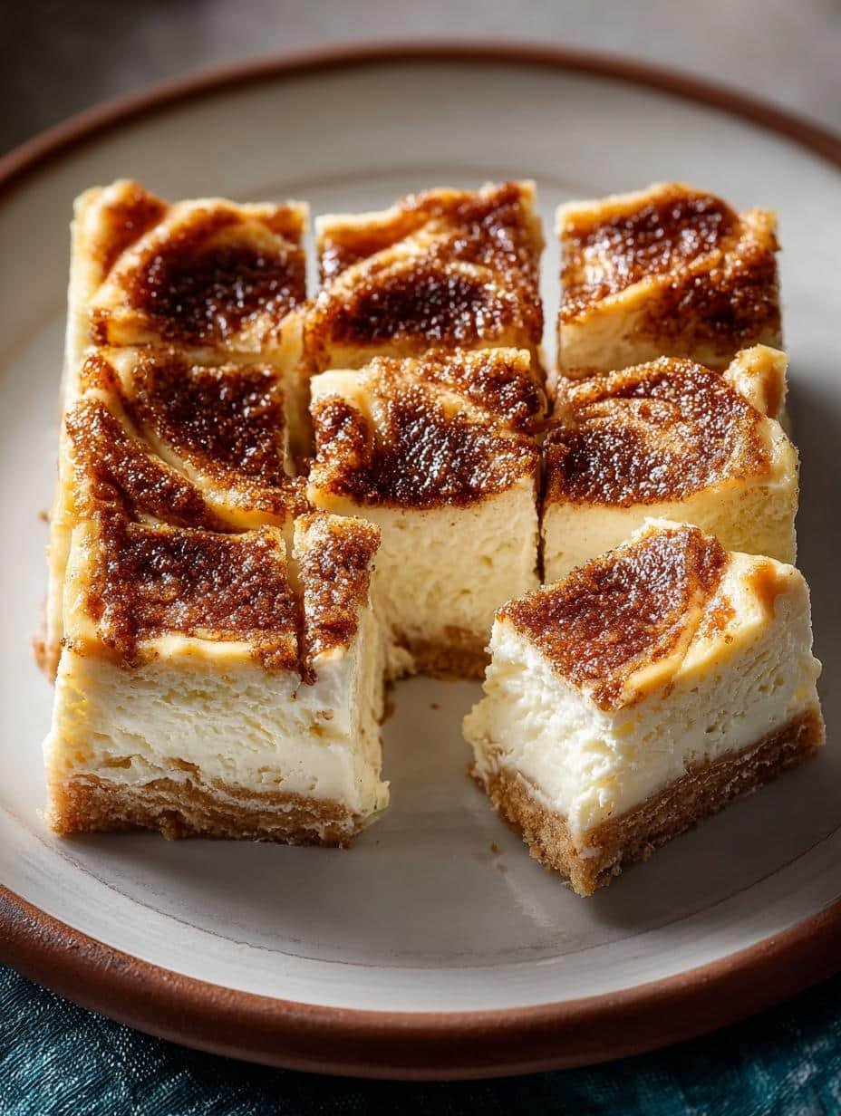Heavenly Crescent Roll Cheesecake Bars Recipe - Heavenly Crescent Roll Cheesecake - main visual representation