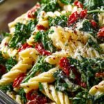 Mediterranean Pasta Kale Salad