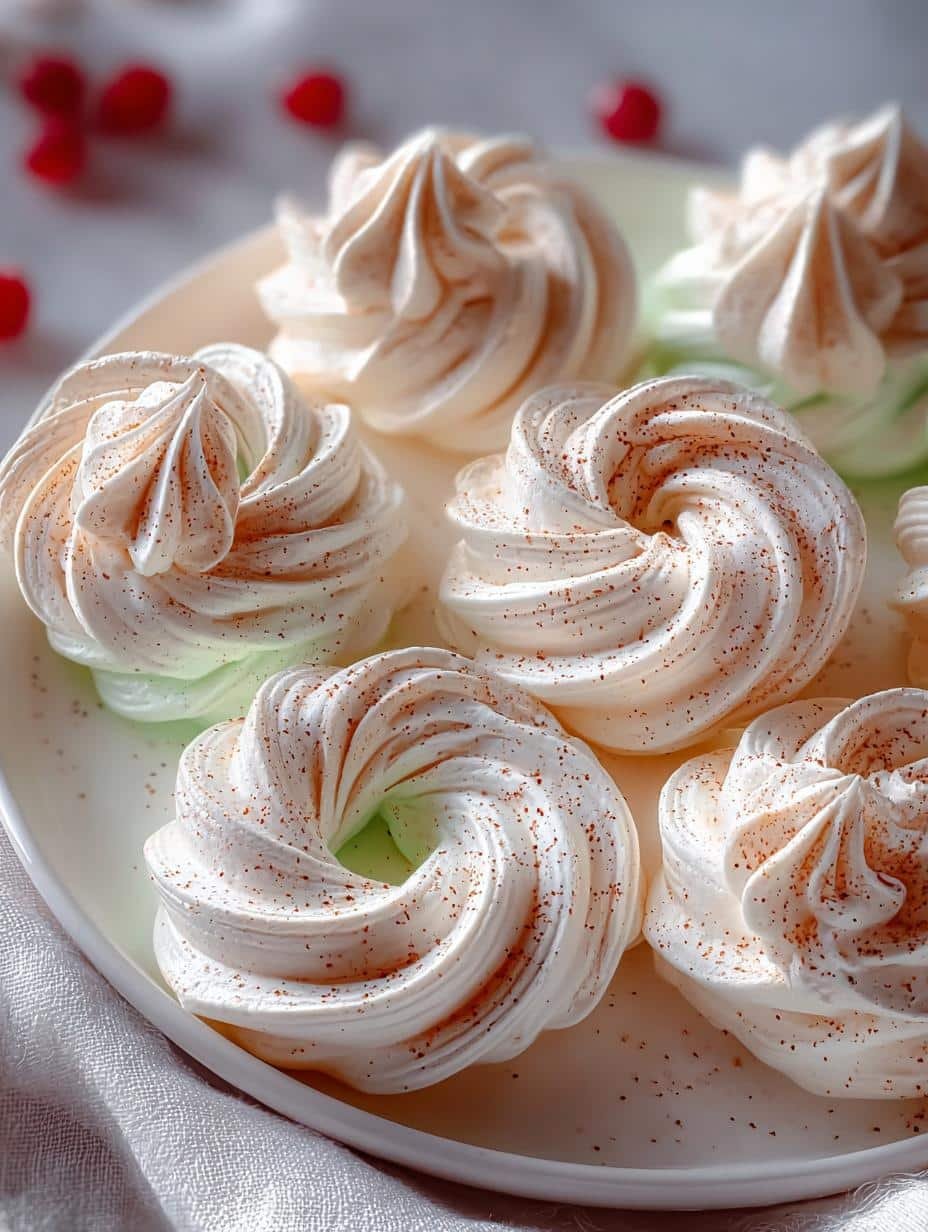 Meringue Wreath Cookies