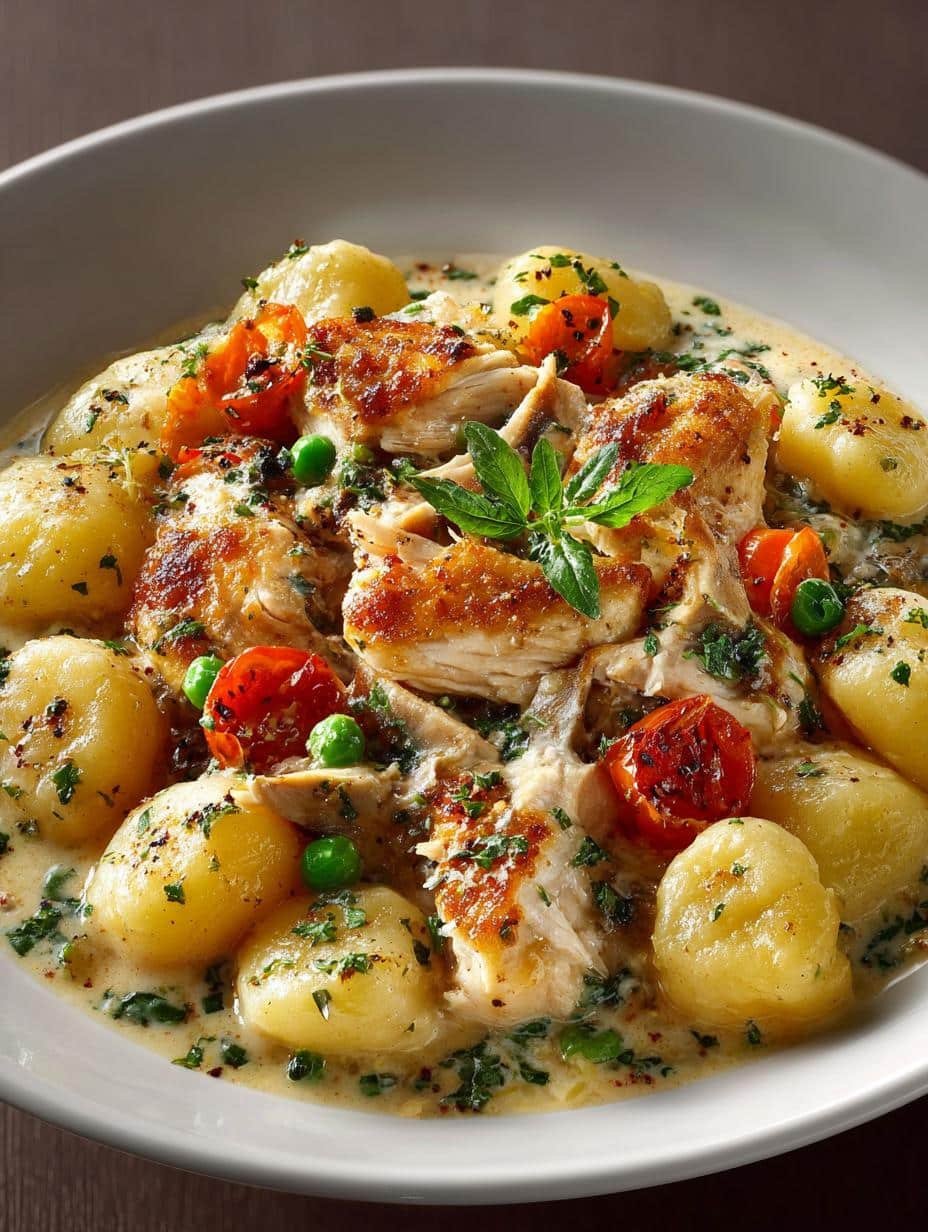 One Pot Gnocchi Chicken: A Comforting Delight for Dinner - One Pot Gnocchi Chicken - additional detail