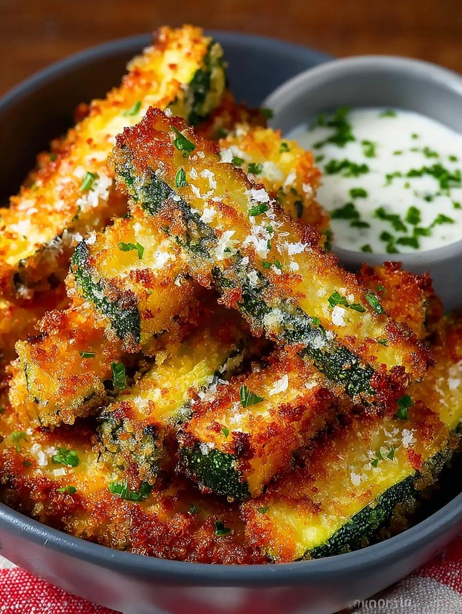 Parmesan Zucchini Fries