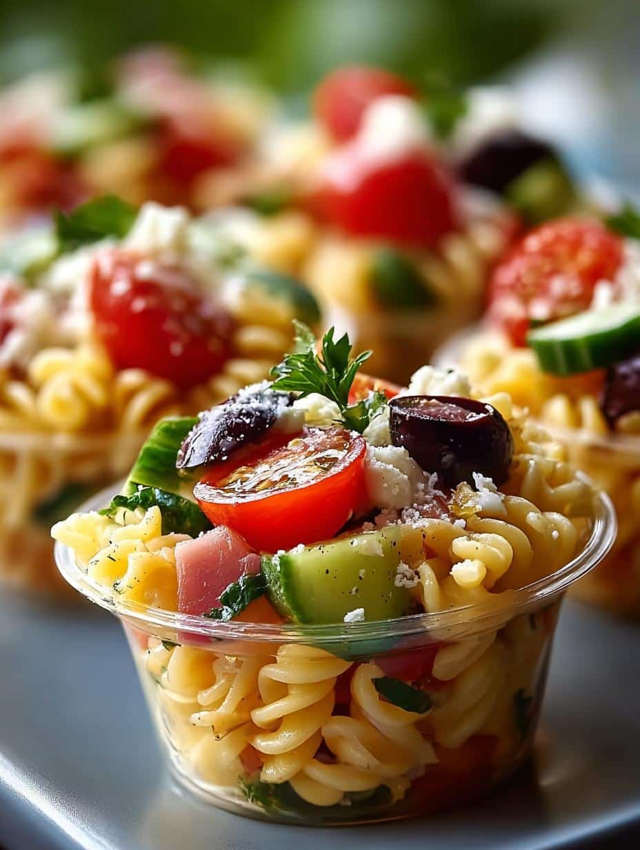 Pasta Salad Cups