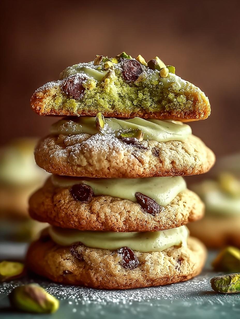 Irresistible Pistachio Cream Cookies You Must Try - Pistachio Cream Cookies - main visual representation
