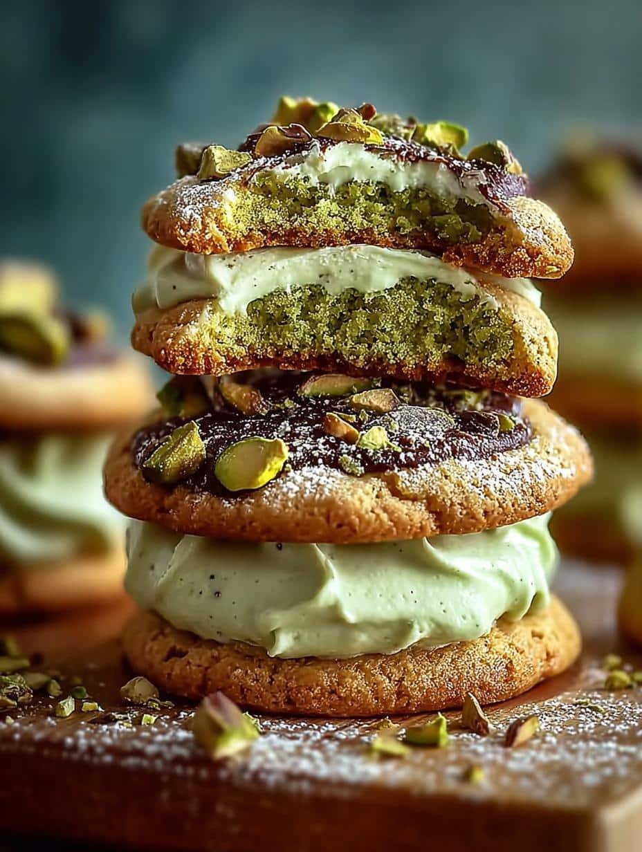 Irresistible Pistachio Cream Cookies You Must Try - Pistachio Cream Cookies - additional detail
